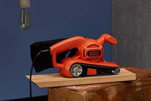 Black & Decker Juodas + DECKER DIRŽINIS ŠLIUOTUVAS 720 W 75 x 457 mm KA86