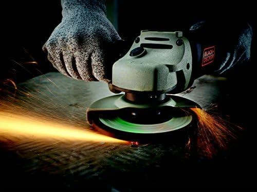 Black & Decker Juodas + DECKER 125mm 1200W KG1202 kampinis šlifuoklis