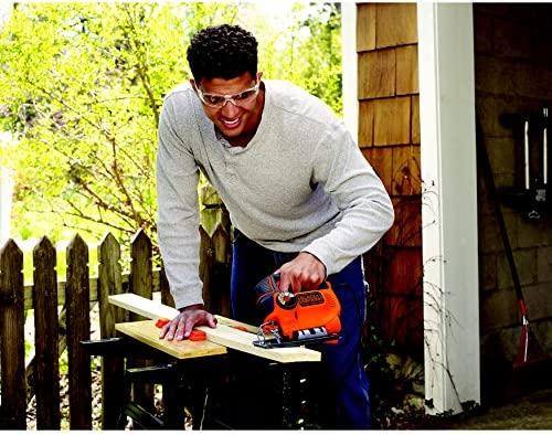 Black & Decker Siaurapjūklis KS801SEK 80 mm 550 W, Kitbox, Juodas & Decker