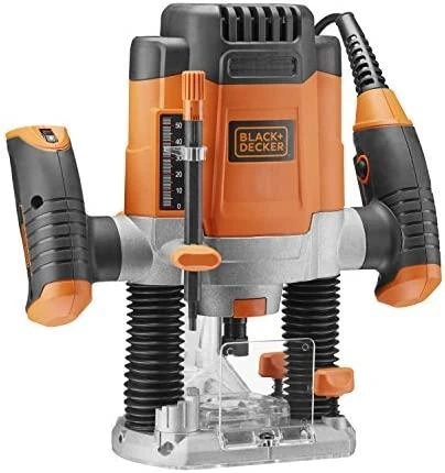 Maršrutizatorius Black & Decker Juodas & Decker Frezeris KW1200E, Juodas & Decker