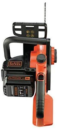 Black & Decker Juodas & Decker Akumuliatorinis grandininis pjūklas GKC3630L20 36V 2Ah 30 cm, Juodas & Decker