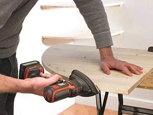 Black & Decker „Juodas & Decker MULTIEVO“ orbitinio šlifuoklio galvutė Juodas & Decker [MTSA2-XJ]