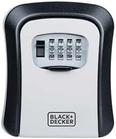 BLACK &amp; DECKER Juodas &amp; DECKER RAKINAMA RAKINĖ DĖŽUTĖ SU 4 SKAITMENŲ KODU Juodas + DECKER 239941