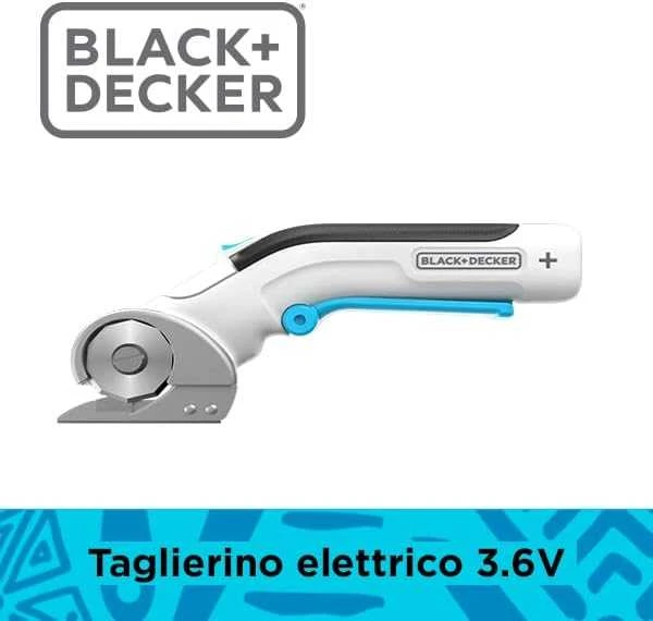Black & Decker Juodas & Decker Akumuliatorinės universalios žirklės Juodas & Decker BCRC115-XJ; 3,6 V; 1,5 Ah akum.