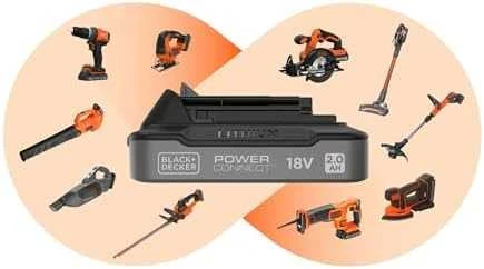 Black & Decker žoliapjovė STC1840EPC POWER COMMAND, 18V, 1x4,0Ah