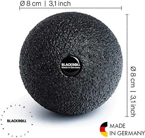 Masažinis kamuoliukas BLACKROLL BALL08 - Juodas
