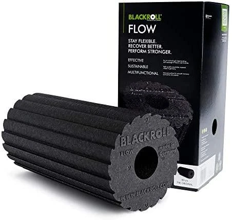 Masažinis volas BLACKROLL® FLOW, juodos spalvos