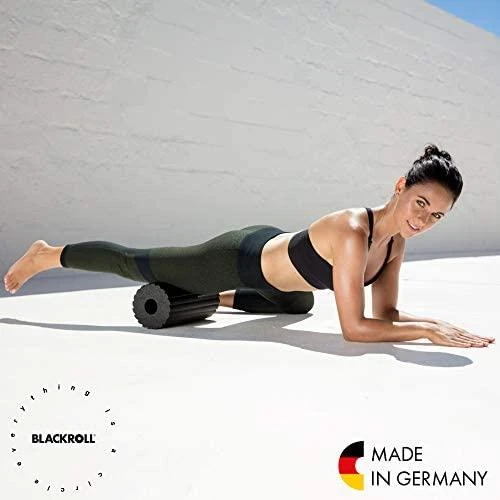 Masažinis volas BLACKROLL® FLOW, juodos spalvos