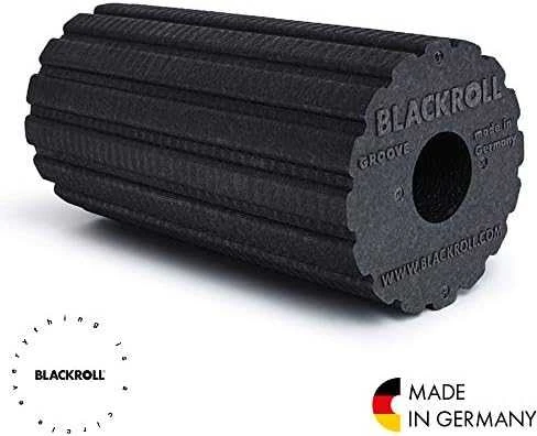 Masažinis volas BLACKROLL® GROOVE STANDARD, juodos spalvos