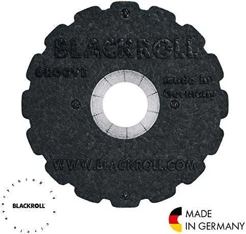 Masažinis volas BLACKROLL® GROOVE STANDARD, juodos spalvos