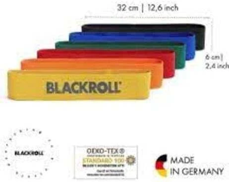 Pasipriešinimo juosta BLACKROLL® LOOP BAND, geltona