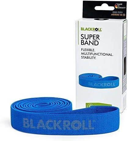 Pasipriešinimo guma BLACKROLL SUPER BAND, Mėlyna - stark