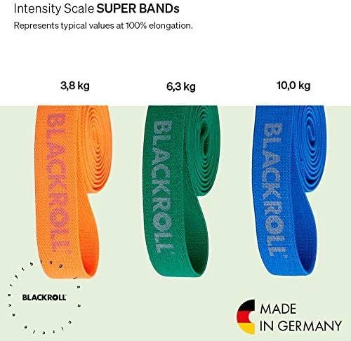 Pasipriešinimo guma BLACKROLL SUPER BAND, Mėlyna - stark