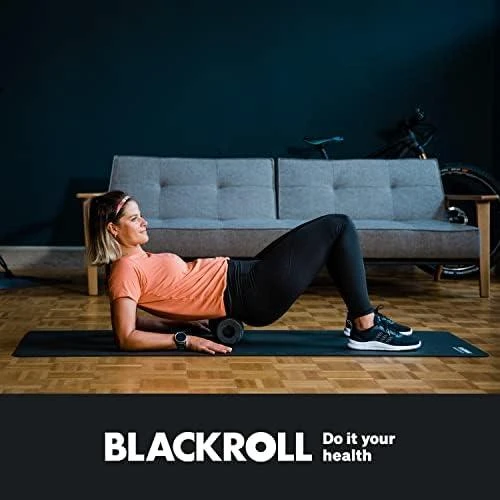 BLACKROLL® TWIN Masažinis volas, juodos spalvos