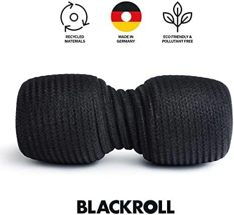 BLACKROLL® TWIN Masažinis volas, juodos spalvos