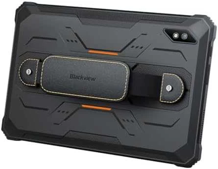 Planšetė „Blackview Active 8 Pro Rugged Tab“ 8 GB / 256 GB, 10,36 colio FHD+ 1200 x 2000 IPS LCD, aštuonių branduolių, 16 MP priekinė / 48 MP galinė kamera, baterija 22 000 mAh, 33 W laidinis įkrovimas, USB Type-C lizdas, ILD kortelė, 13 M 13, 0 Oranžinis