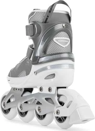 Riedučiai Blackwheels Flex Pro, reguliuojamas M dydis (34-37), pilkos spalvos