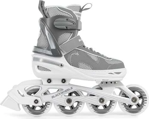 Riedučiai Blackwheels Flex Pro, reguliuojamas M dydis (34-37), pilkos spalvos