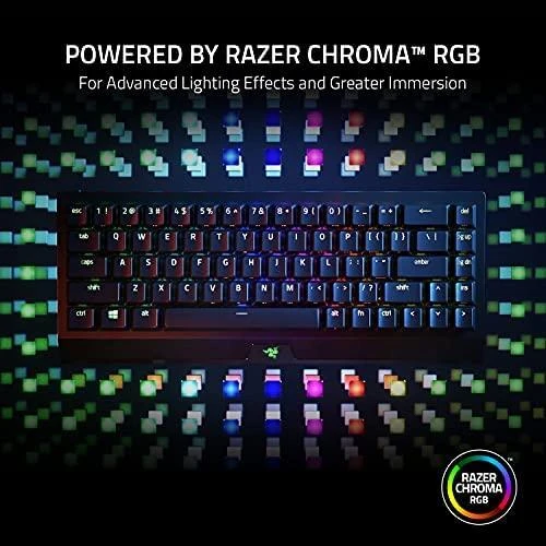Belaidė 65% Klaviatūra Razer BlackWidow V3 Mini HyperSpeed su Razer Chroma RGB, Yellow Switch, US išdėstymas