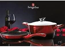 PUODŲ RINKINYS 16 vnt BERLINGER HAUS METALLIC LINE BURGUNDY BH-6781