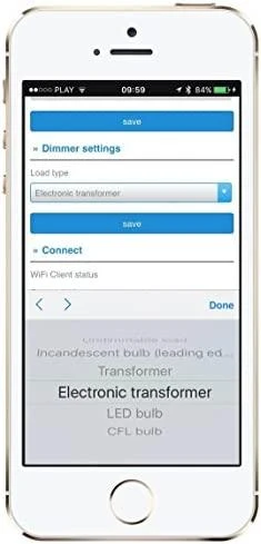 BleBox DimmerBox v2 - valdiklis 230V šviesai per WiFi - Android/iOS programa