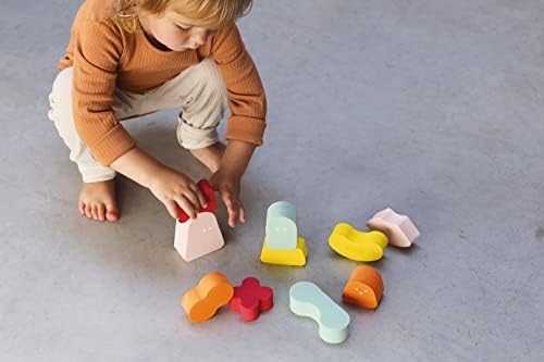 Quut Toys Quut Blokki - Balansuojančios kaladėlės - Koralų rožinė ( 172772 )