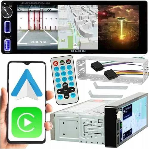 Automagnetola Blow AVH-686A su priedais ir ekranu