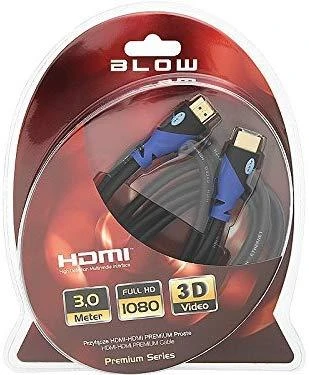 HDMI - HDMI Blow Mėlyna kabelis 3m
