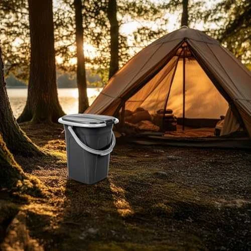 GreenBlue GB320 nešiojamas kempingo tualeto tualeto kibiras, 19 l talpos, su rankena