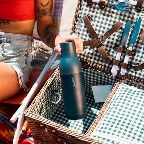LARQ Insulated Bottle Twist Top Gertuvė, monako mėlynos spalvos, 500ml