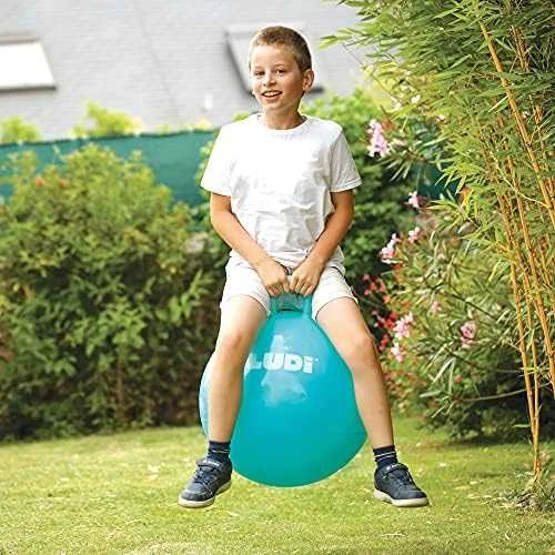 LUDI šokinėjimo kamuolys, mėlynas 55 cm