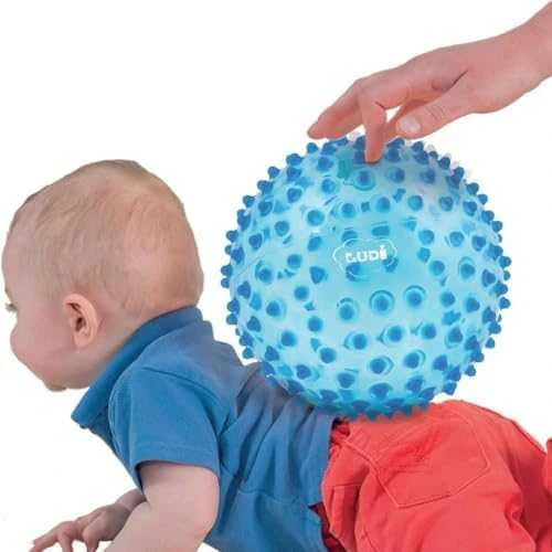 LUDI mankštos kamuolys, žalias, 20 cm