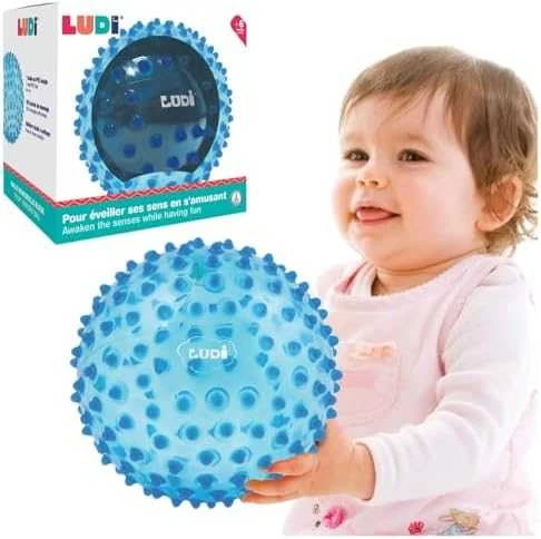 LUDI mankštos kamuolys, žalias, 20 cm