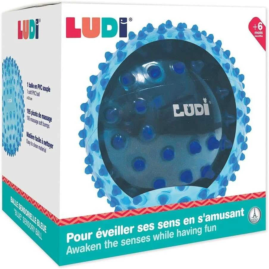 LUDI mankštos kamuolys, žalias, 20 cm