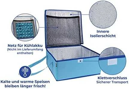 Wenko TERMINIS MAISTINIS POLIESTERIS 38X38X17 CM MĖLYNAS MAŠINIS