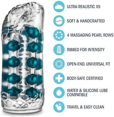 Blush Skaistalai M FOR MEN SUPERSTROKER CLEAR