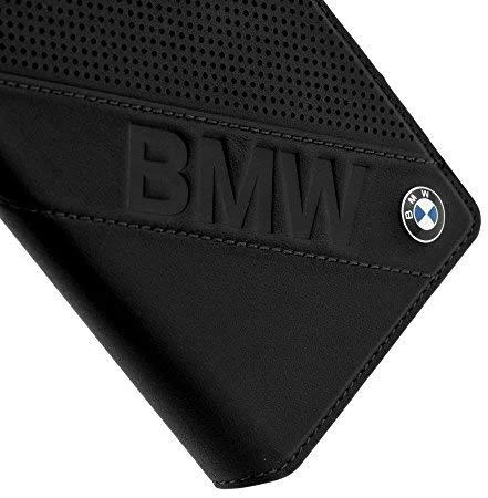 BMW Signature Leather Booktype dėklas, skirtas Sony Z5 - juodas