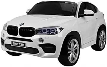 Lean Cars Vaikiškas elektromobilis BMW X6M – baltas