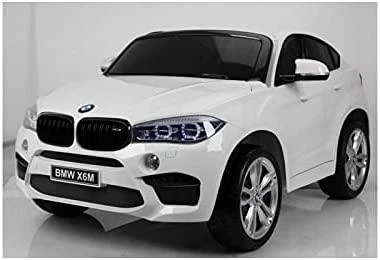 Lean Cars Vaikiškas elektromobilis BMW X6M – baltas