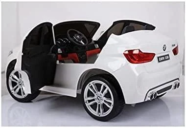 Lean Cars Vaikiškas elektromobilis BMW X6M – baltas