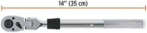 Terkšlė su teleskopine rankena ir pasukama galvute 1/2", 350-490mm Truper®