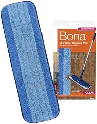 Bona Cleaning Pad su mikrofibry 1 vnt. mėlyna
