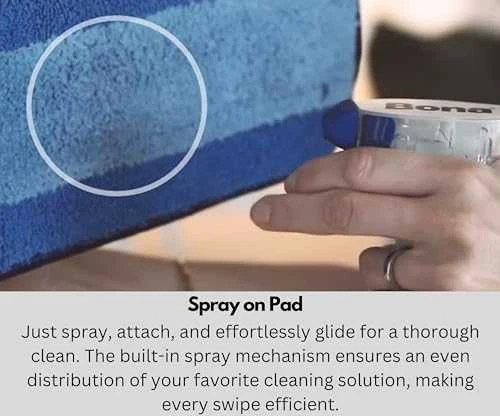 Bona Cleaning Pad su mikrofibry 1 vnt. mėlyna