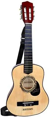 BONTEMPI klasikinė gitara medinė 75 cm su diržu, 21 7520/21 7530