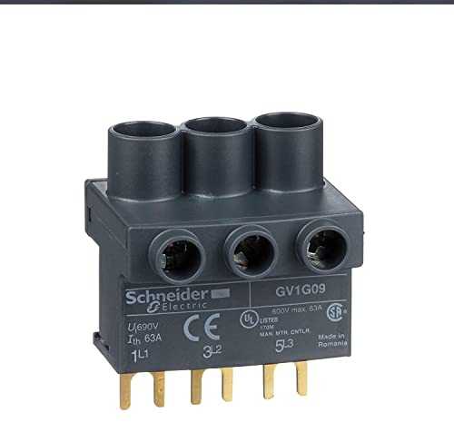 Schneider Electric Schneider Virš viršaus važiuojančių bėgių elektros elementų rinkinys (GV1G09)
