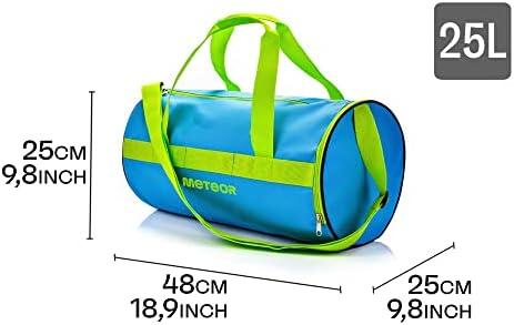 Sportinis krepšys Meteor Siggy, 25 l, mėlynas/žalias