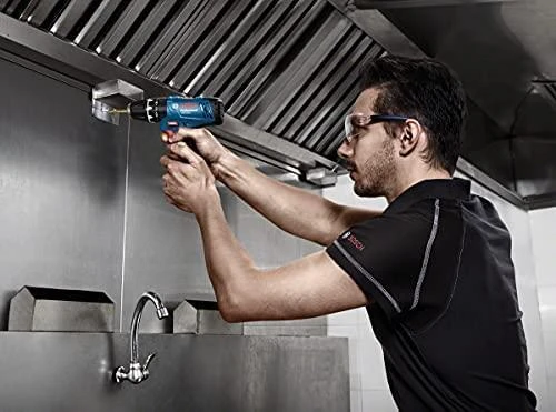 Akumuliatorinis smūginis gręžtuvas-suktuvas Bosch GSB 120-LI Professional, 12V 30/14Nm 2x2,0Ah