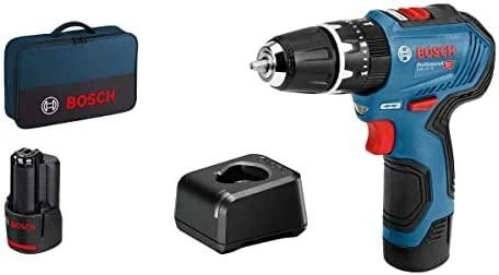Bosch smūginis suktuvas - gręžtuvas GSB 12V-30 12V 2x2Ah