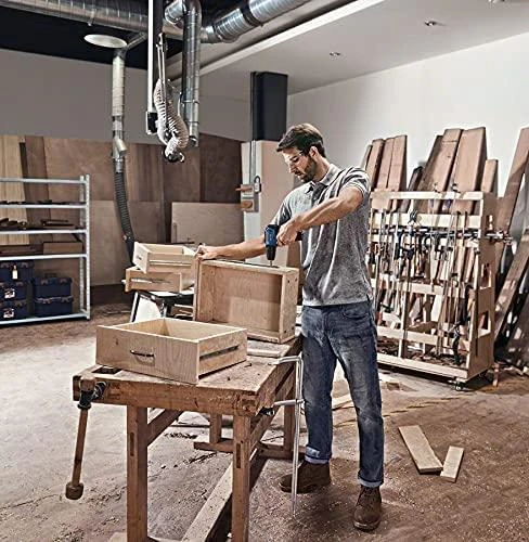Bosch smūginis suktuvas - gręžtuvas GSB 12V-30 12V 2x2Ah