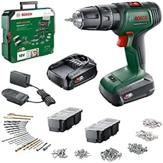 Bosch UniversalImpact 18 V akumuliatorinis gręžtuvas su priedais
